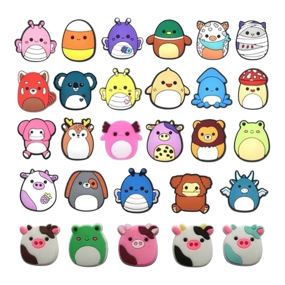 SQUISHMALLOWS Croc Jibbitz Shoe Charms 10 pc YOU CHOOSE!! New!